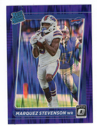 Marquez Stevenson 2021 Panini Donruss Optic Rated Rookie #257