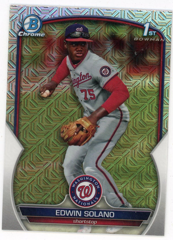 Edwin Solano 2023 Topps Bowman 1st Chrome #BCP-169