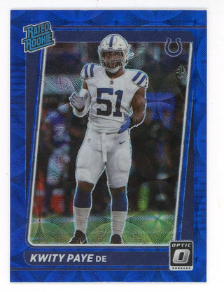 Kwity Paye 2021 Panini Donruss Optic Rated Rookie #248