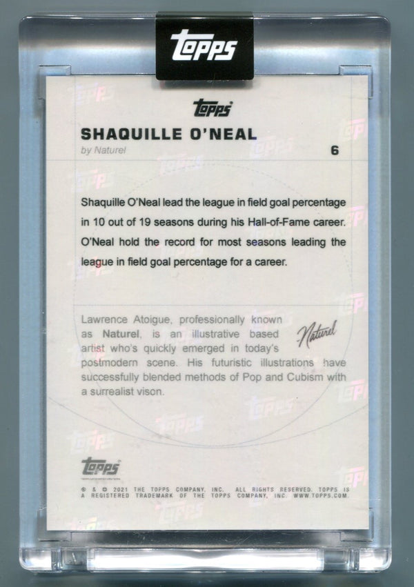 Shaquille O'Neal 2021 Topps #6 by Naturel