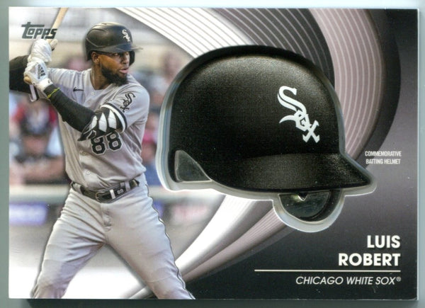 Luis Robert 2022 Topps Commemorative Batting Helmet Card #BHLR