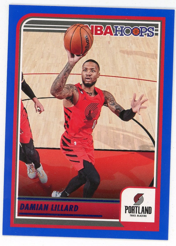 Damian Lillard 2023-24 Panini Hoops Blue #21