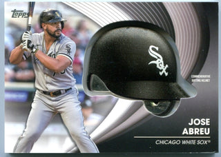 Jose Abreau 2022 Topps Commemorative Batting Helmet Card #BHJA