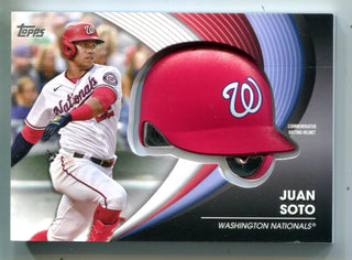 Juan Soto 2022 Topps Commemorative Batting Helmet Card #BHJS