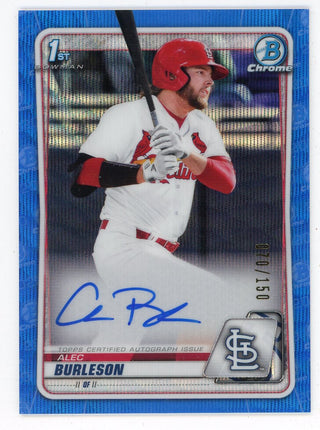 Alec Burleson 2020 Topps 1st Bowman Chrome Autographed #CDA-AB