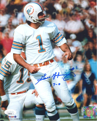 Garo Yepremian Autographed Miami Dolphins 8x10 Photo (JSA)