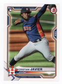 Christian Javier 2021 Topps Bowman #83 Card