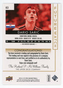 Dario Saric Autographed 2014-15 SPA Future Watch #83