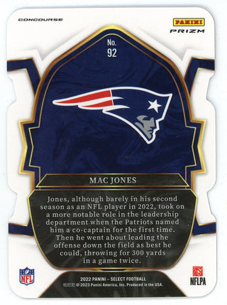 Mac Jones 2022 Panini Select #92