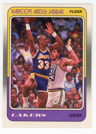 Kareem Abdul-Jabbar 1988 Fleer 64/132