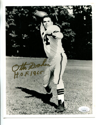 Otto Graham "HOF 1965" Autographed 8x10 Photo (JSA)