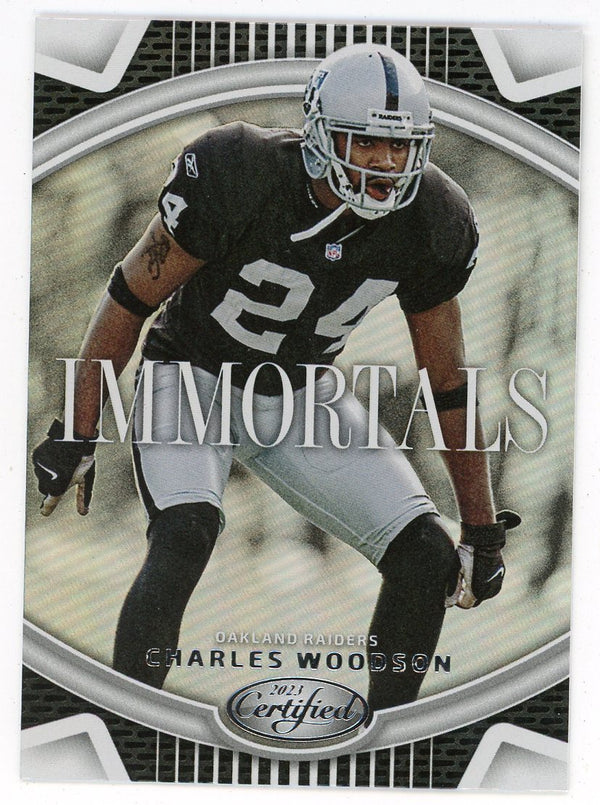 Charles Woodson 2023 Panini Certified Immortals #I-5