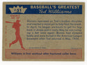 Ted Williams 1959 Fleer Baseball Card #51 May 16, 1954- Ted Is Patched Up