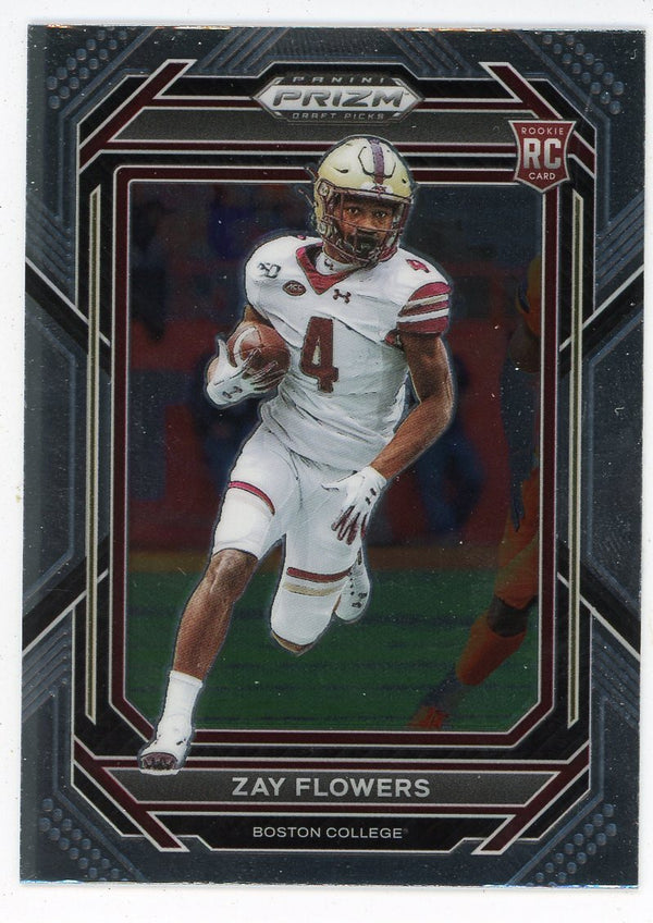 Zay Flowers 2023 Panini Prizm Rookie Card #143