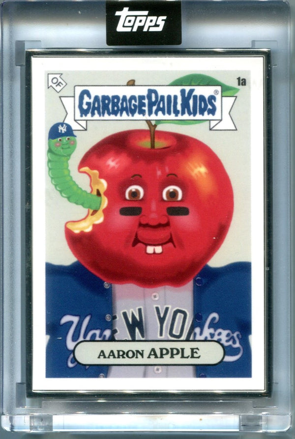 2022 Topps Garbage Pail Kids x Keith Shore Aaron Apple Card 01/49