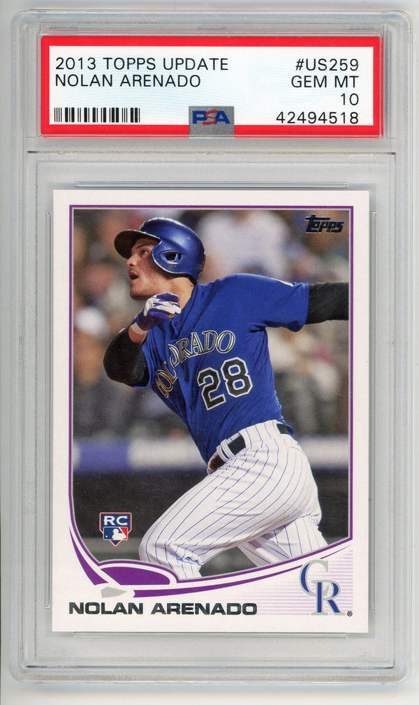 Nolan Arenado 2013 Topps Update #US259 PSA MT 10