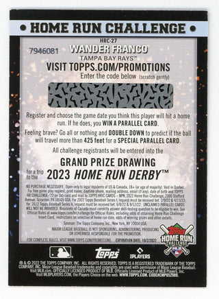 Wander Franco 2022 Topps Home Run Challenge #HRC-27 Card