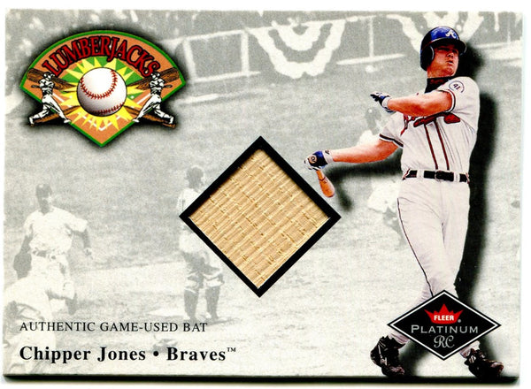 Chipper Jones Fleer Platinum Bat Card 2001