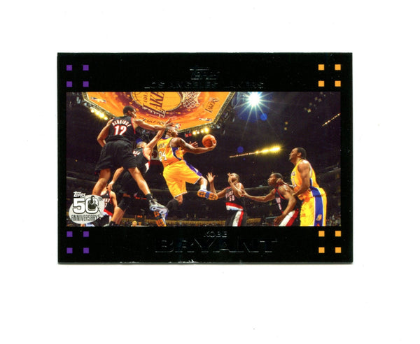 Kobe Bryant 2007 Topps 50th Anniversary #24 Card