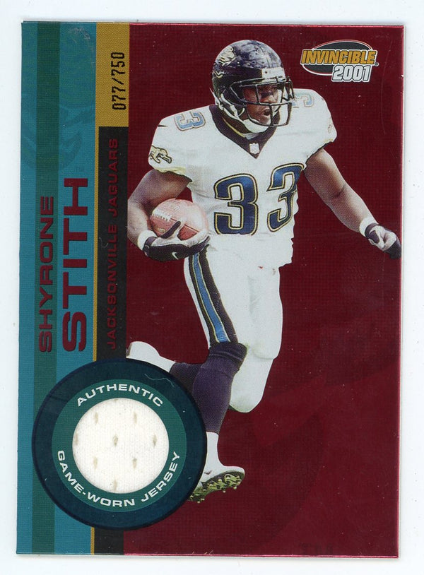 Shyrone Stith 2001 Pacific Invincible Patch Relic #108