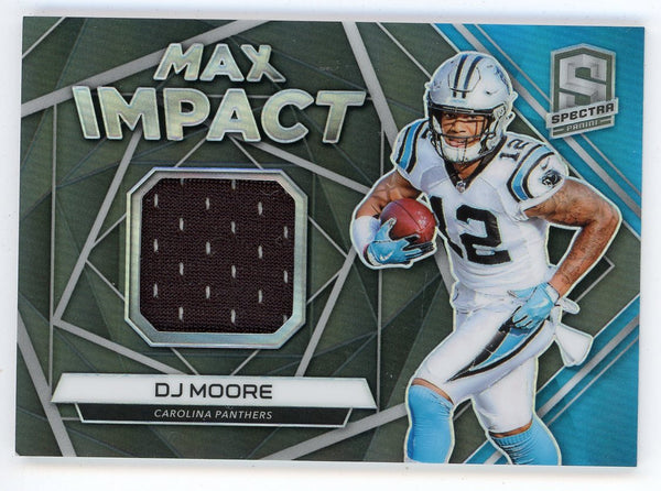 DJ Moore 2019 Panini Specra Max Impact Patch Relic #MI-17