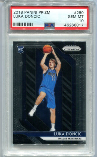 Luka Doncic 2018 Panini Prizm #280 PSA 10 Card