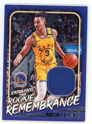 Jordan Poole 2022-23 Panini Hoops Patch Relic #RR-JPG