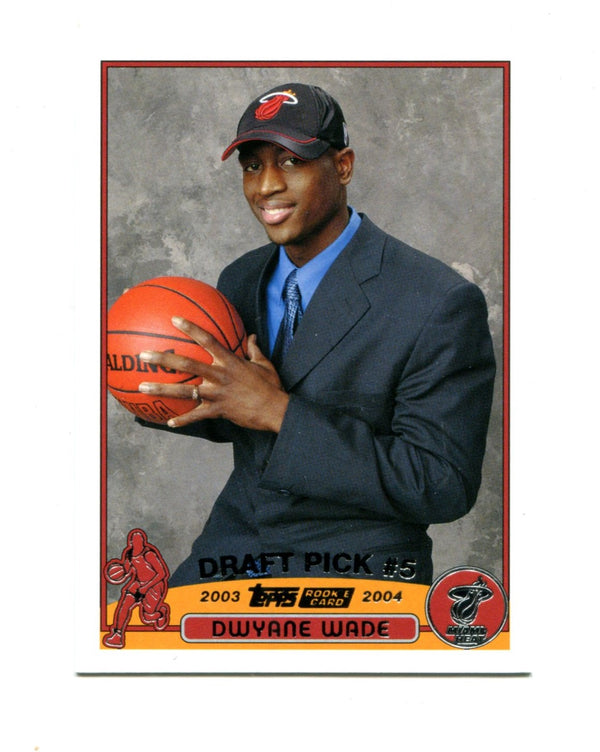 Dwyane Wade 2003 Topps Draft Pick #5 Rookie Card  #225