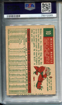 Mickey Mantle 1959 Topps Card #10 PSA 4