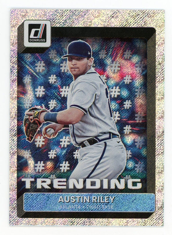 Austin Riley 2022 Panini Donruss Shimmer #T-2 Card