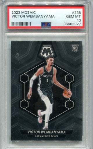 Victor Wembanyama 2023 Mosaic #238 PSA 10 Card