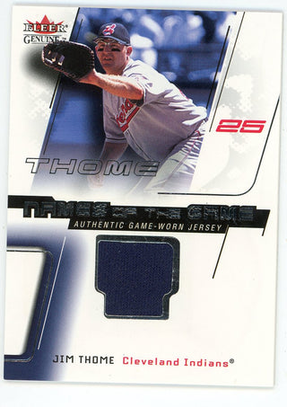 Jim Thome 2002 Fleer Names of the Game Patch Relic