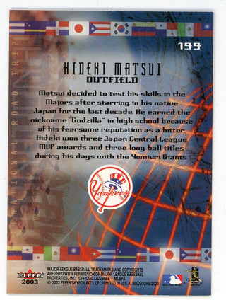 Hideki Matsui 2003 Fleer Box Score #199