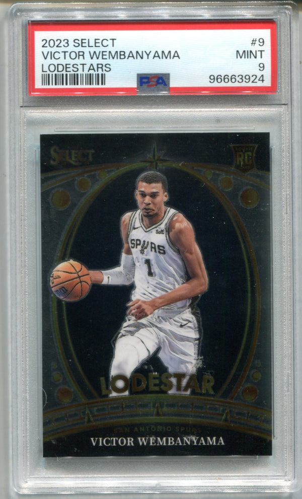 Victor Wembanyama 2023 Select Lodestars #9 PSA 9 Card