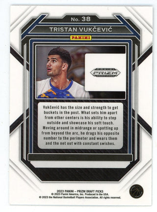 Tristan Vukcevic 2023 Prizm Draft Picks #38