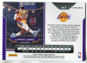 LeBron James 2020-21 Panini Prizm Ruby Red Wave Kobe Tribute Card #1