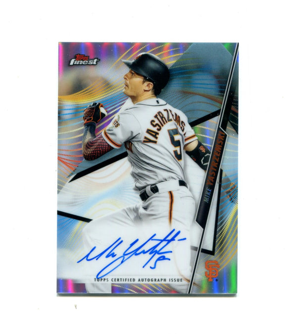 Mike Yastrzemski 2020 Topps Finest Autographed Issue #FA-MY Card