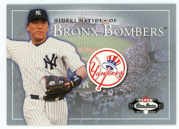 Hideki Matsui 2003 Fleer Box Score Bronx Bombers #231