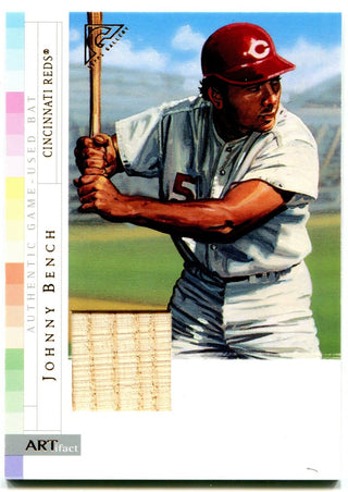 Johnny Bench 2003 Topps Gallery Game-Used Card