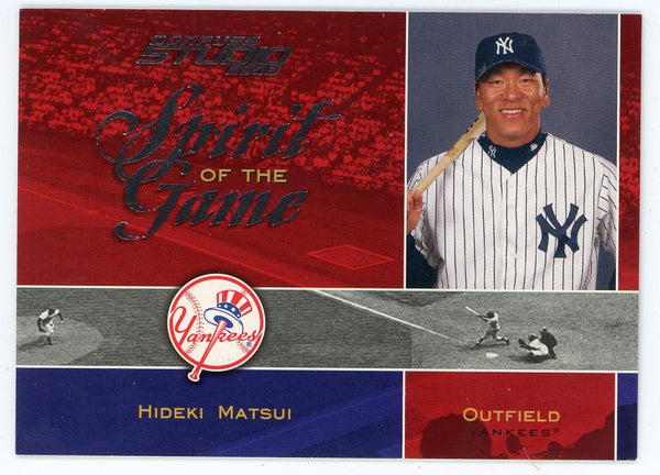 Hideki Matsui 2003 Donruss Spirit of the Game #SG-12