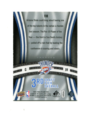 James Harden 2009 Upper Deck Thunder Rookies #118 321/399 Card