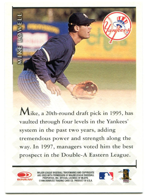 Mike Lowell 1998 Donruss Signature Series