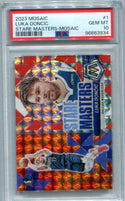 Luka Doncic 2023 PaninI Mosaic #1 Stare Masters PSA 10 Card