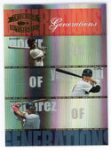 Bobby Doerr/ Carl Yastrzemski/ Manny Ramirez 2004 Donruss Throwback Threads Generations #G-10