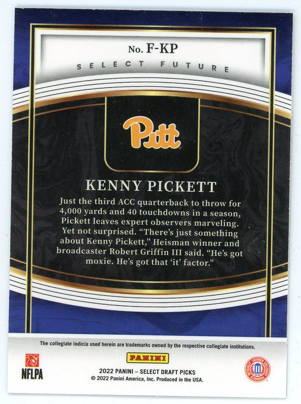 Kenny Pickett 2022 Panini Select Draft Picks Future  #F-KP