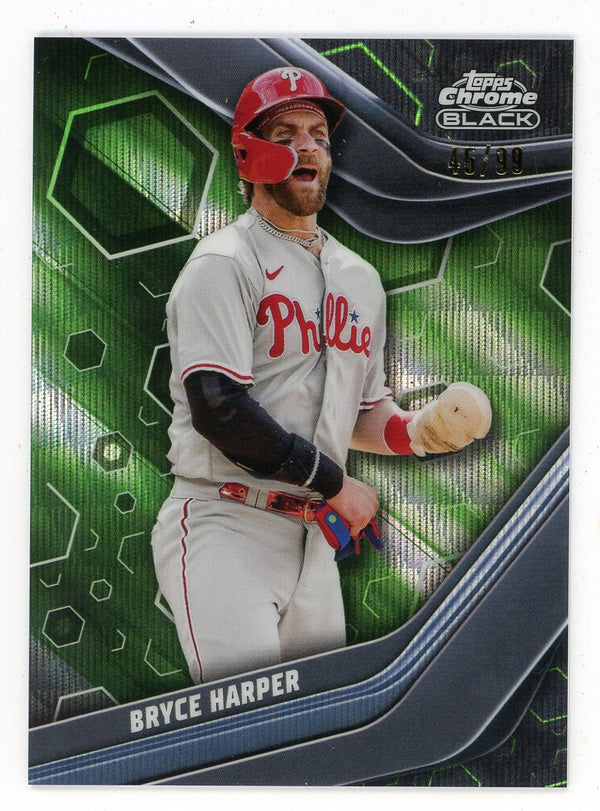 Bryce Harper 2023 Topps Chrome Black #55