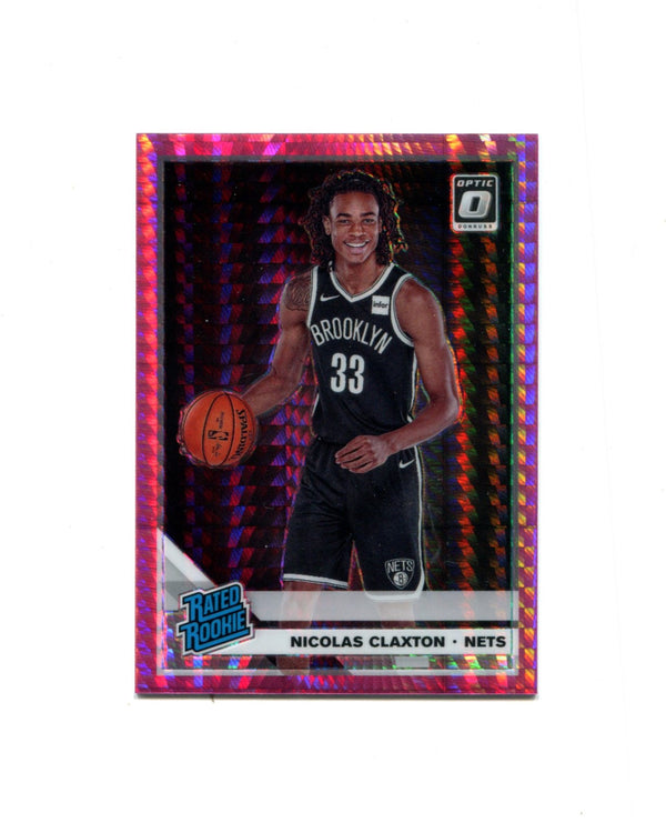 Nicolas Claxton 2020 Panini Pink Optic Rookie #171 Card