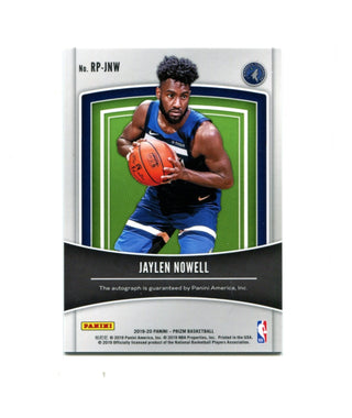 Jaylen Nowell 2019 Panini Rookie Penmanship Autographed Prizm #RP-JNW Card