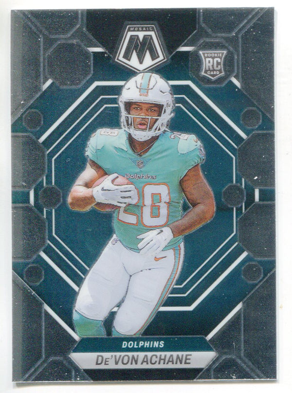 De'Von Achane 2023 Panini Mosaic Rookie Card #312