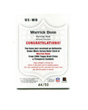 Warrick Dunn 2006 Topps Upperclassmen Class of '97 #UC-WD Card 44/50